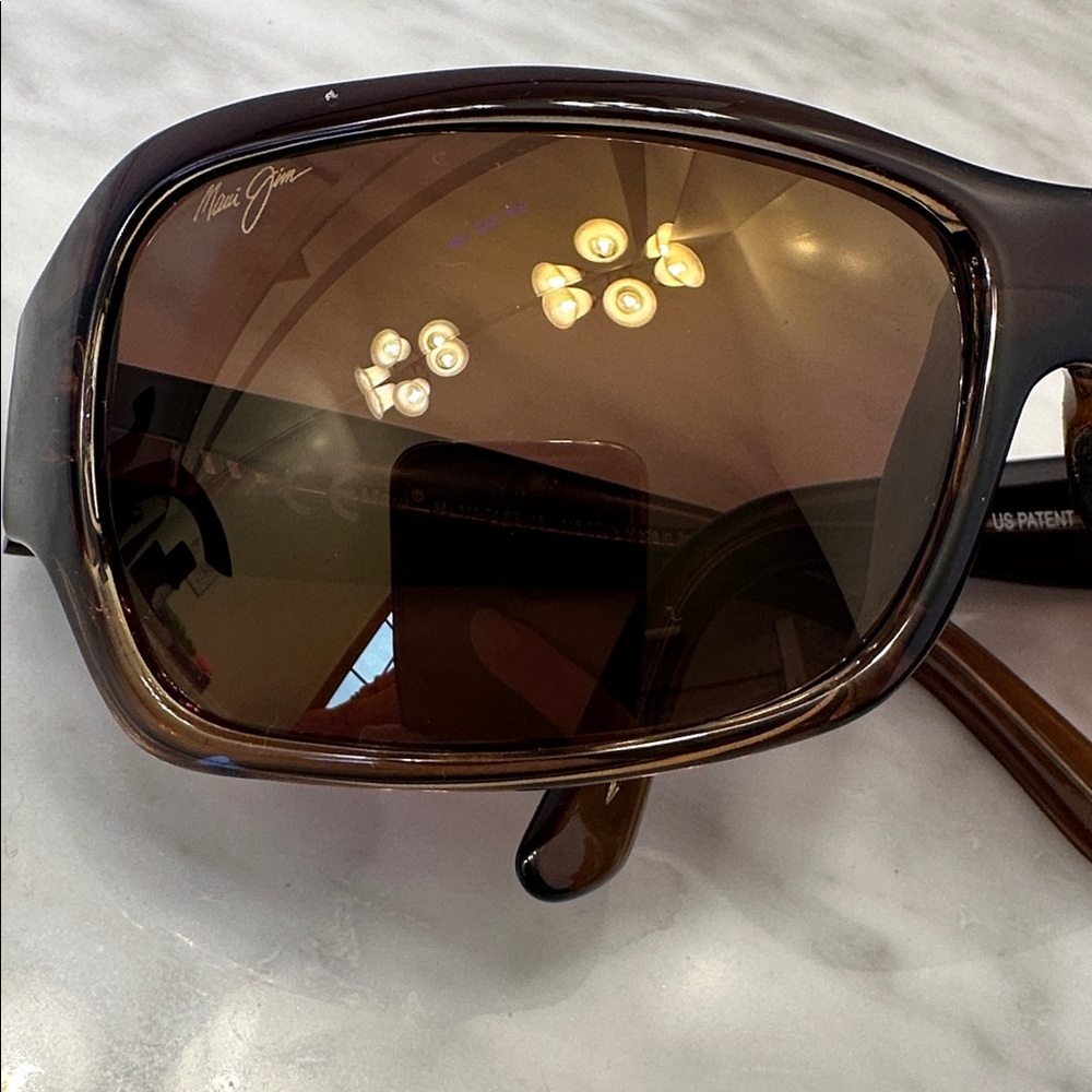 Maui Jim Brown Frame Sunglasses with Brown Lenses - Picture 5 of 6
